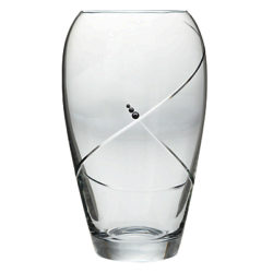 Dartington Crystal Eden Barrel Vase